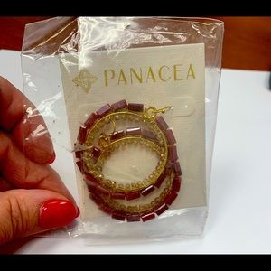Panacea hoop earrings